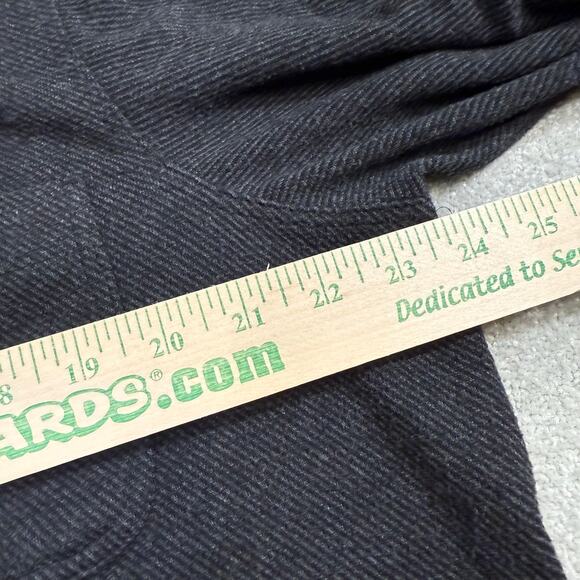 Faherty Legend Sweater Shirt Double Pocket Heathered Black Twill Womens XL Gorp - Picture 13 of 14